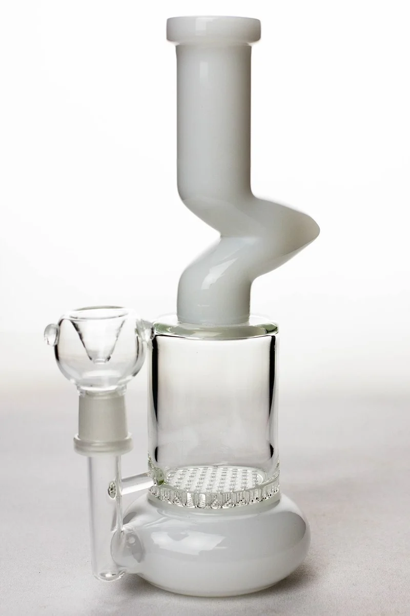 8" honeycomb flat diffused kink bubbler