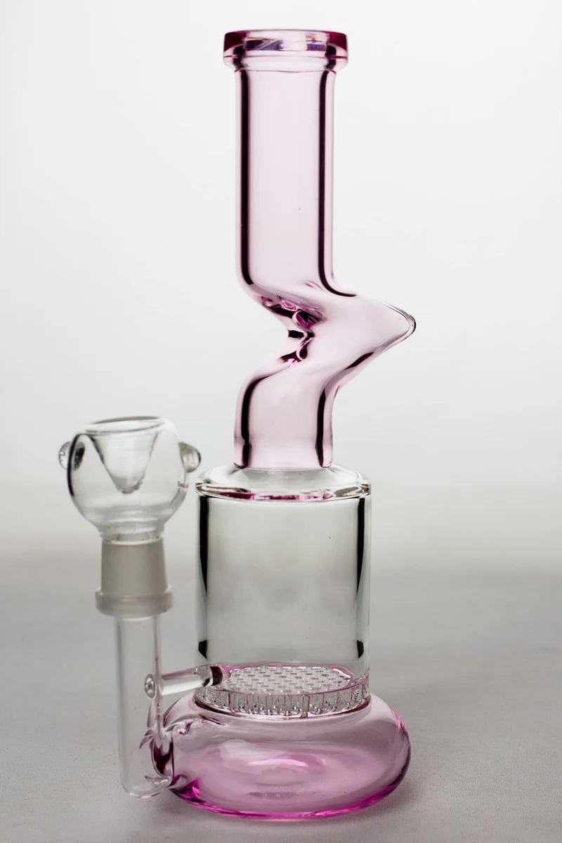 8" honeycomb flat diffused kink bubbler