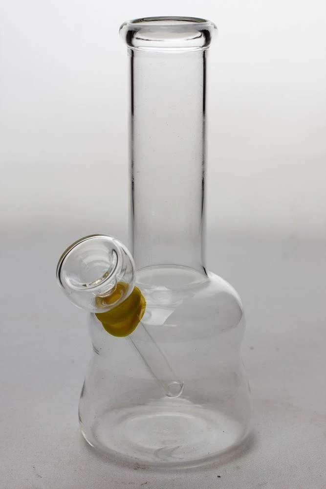 6 in. clear glass water bong