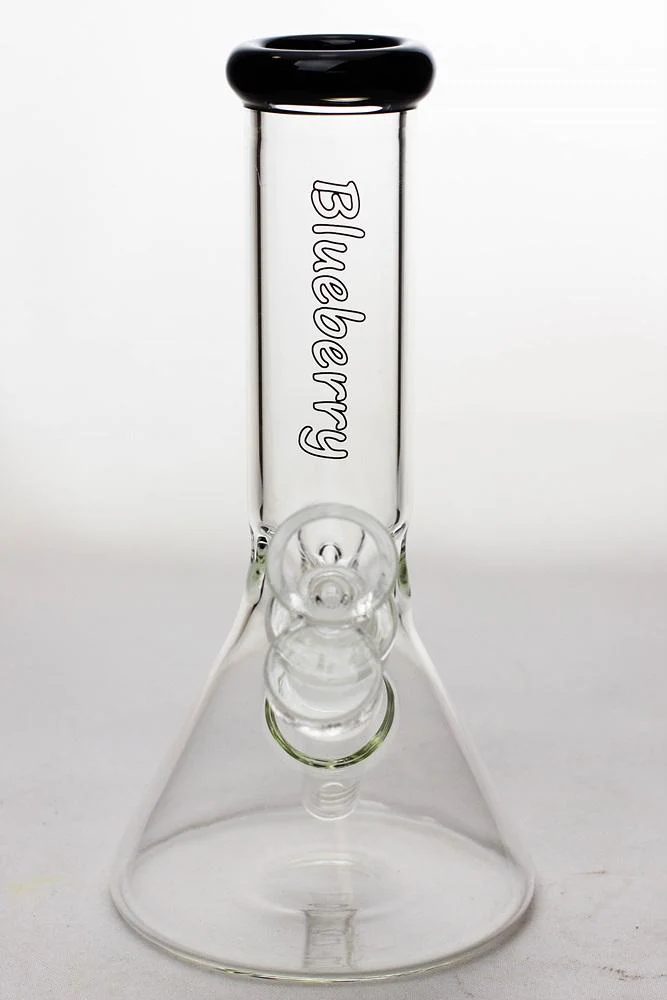 8" Blueberry glass beaker water bongs
