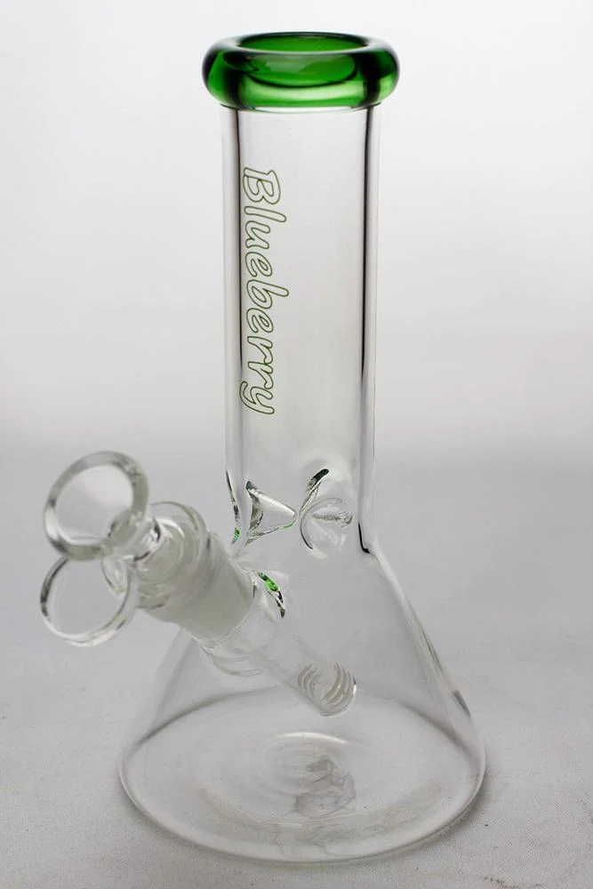 8" Blueberry glass beaker water bongs