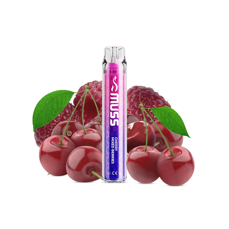 Muss Vape Crystal 800 puffs Cherry Mixed Berries (1ud) (20mg)