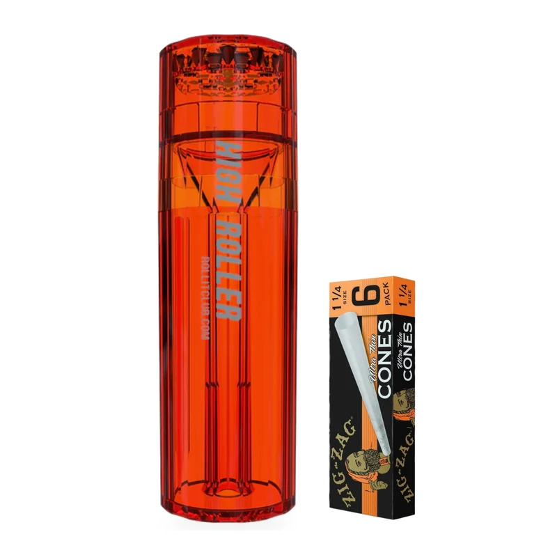 Kit Grinder con Conos Highroller y Zig-Zag 1 1/4