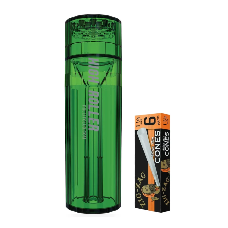 Kit Grinder con Conos Highroller y Zig-Zag 1 1/4