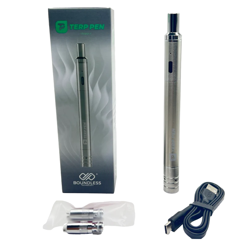 Boundless Terp Pen II — Dab Pen Ultra-Compacto de Acero Inoxidable
