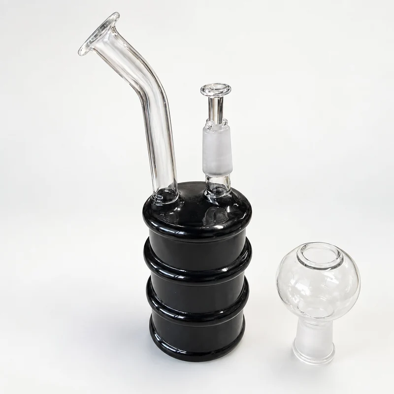Bubbler para concentrados en vidrio — 17 cm con domo y clavo