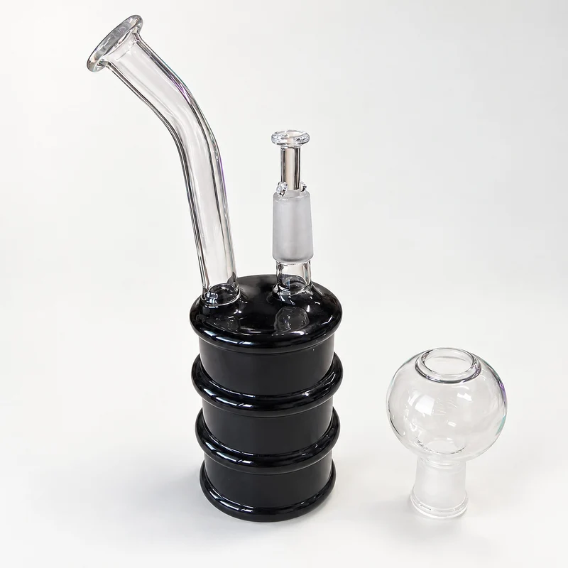 Bubbler para concentrados en vidrio — 17 cm con domo y clavo
