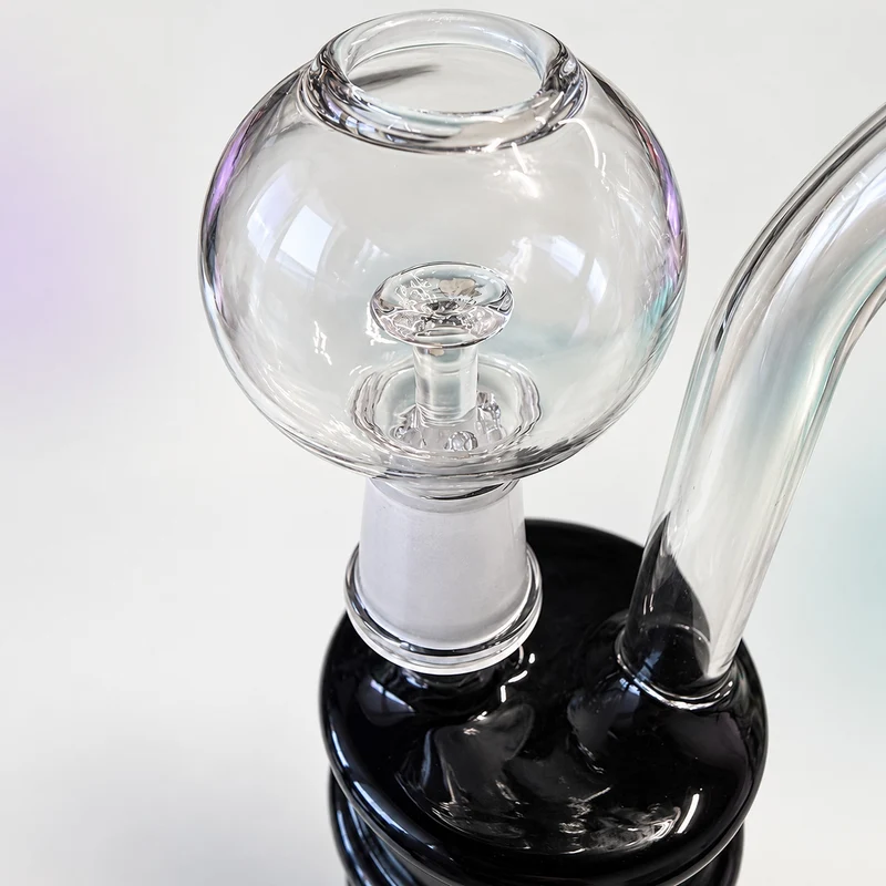 Bubbler para concentrados en vidrio — 17 cm con domo y clavo