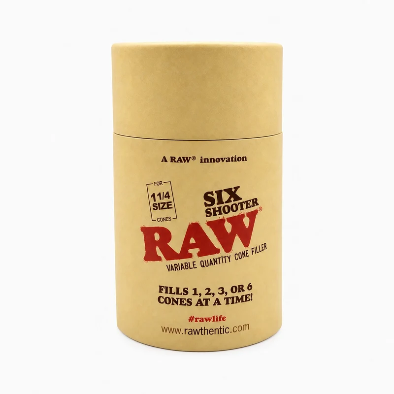 RAW Six Shooter 1 1/4 — Llenador de 1, 2, 3 o 6 Conos