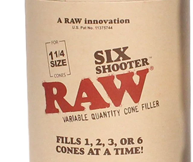 RAW Six Shooter 1 1/4 — Llenador de 1, 2, 3 o 6 Conos