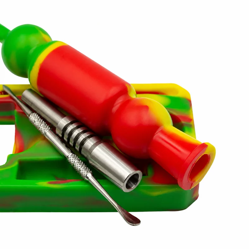 Kit Nectar Collector de Silicona — Estuche y Punta de Titanio de 10 mm