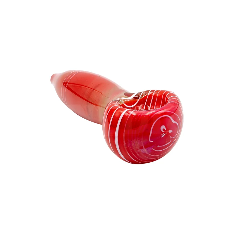 Pipa de Vidrio para Hierbas Secas | Verde, Amarilla o Roja | 9 cm