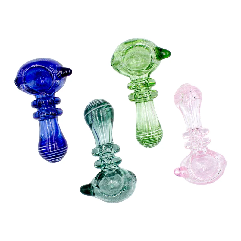 Pipa Pequeña de Vidrio de Colores · 9,5 cm