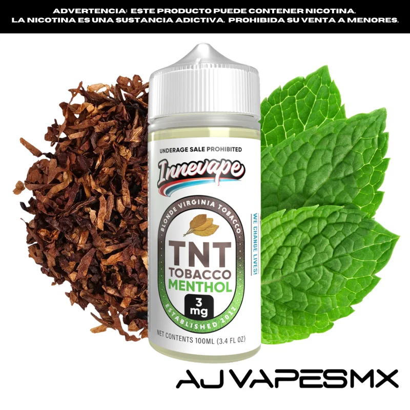 TNT Tobacco Menthol 100ml | INNEVAPE