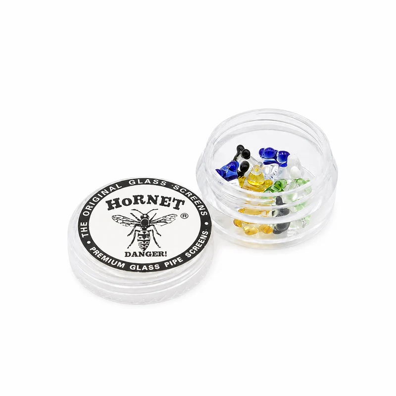 Filtros de Vidrio para Pipas y Bongs HORNET — 10 Unidades
