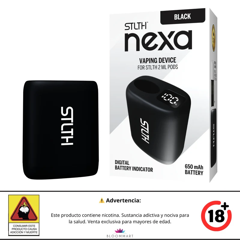 STLTH Nexa — Dispositivo Recargable de 650 mAh para Pods STLTH de 2 mL