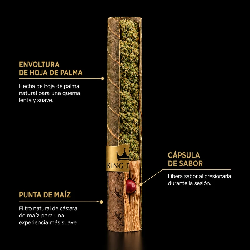 King Palm Suga Punch — Mini Rolls Sabor Miel y Naranja