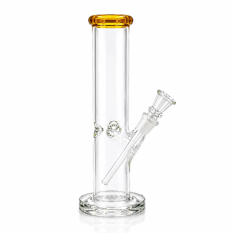 Bong de Vidrio de Colores 20 cm con Percolador — Azul, Verde y Amarillo