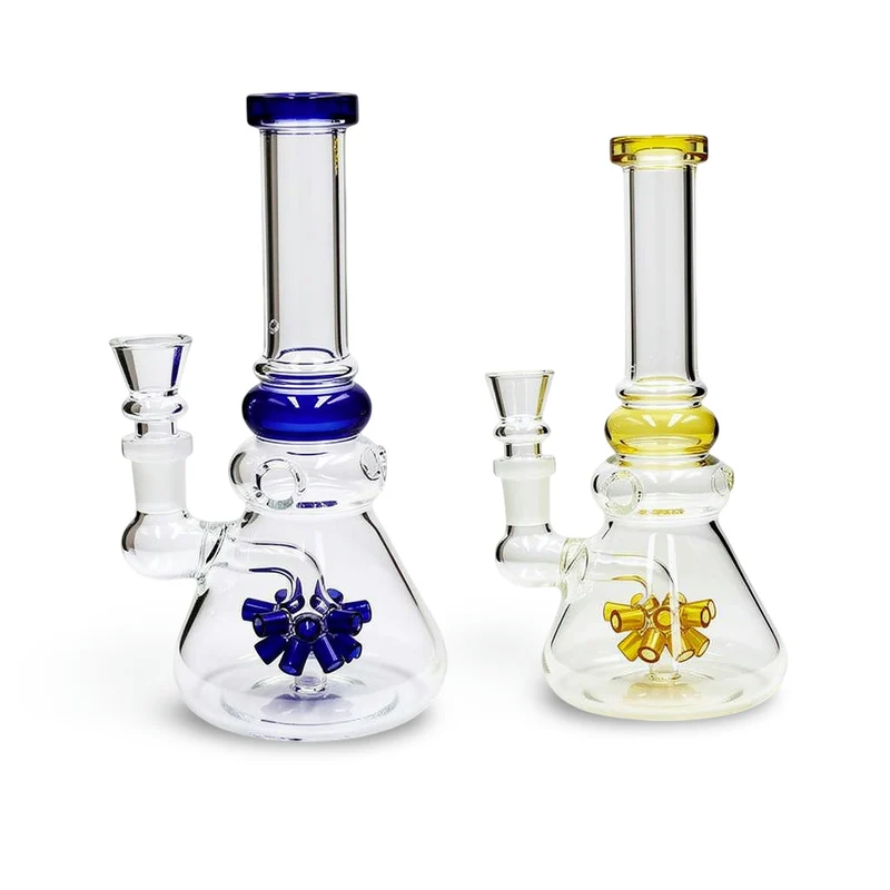 Bong de Vidrio con Percolador Regadera 19.5 cm
