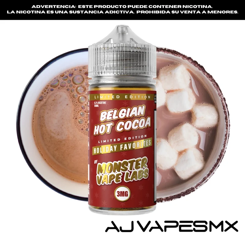 Belgian Hot Cocoa 100ml | MONSTER LABS HOLIDAY