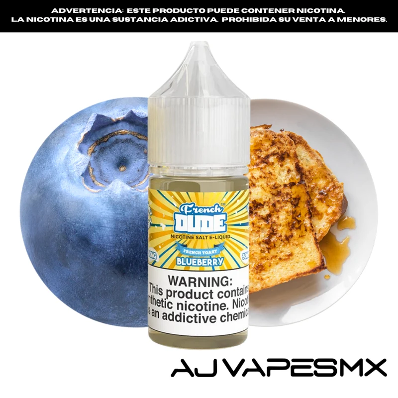 Pan Frances Blueberry 30ml NicSalt | FRENCH DUDE