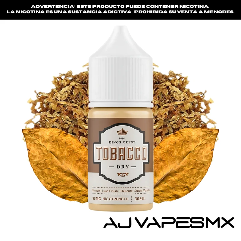 Tobacco VCT Dry 30ml NicSalt | KINGS CREST