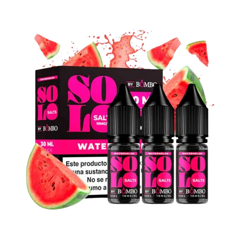 Watermelon 3x10ml - Solo Salts by Bombo