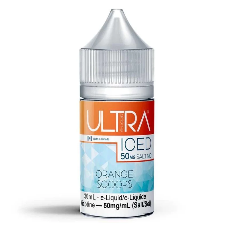 Cucharadas de hielo de naranja con sal ULTRA