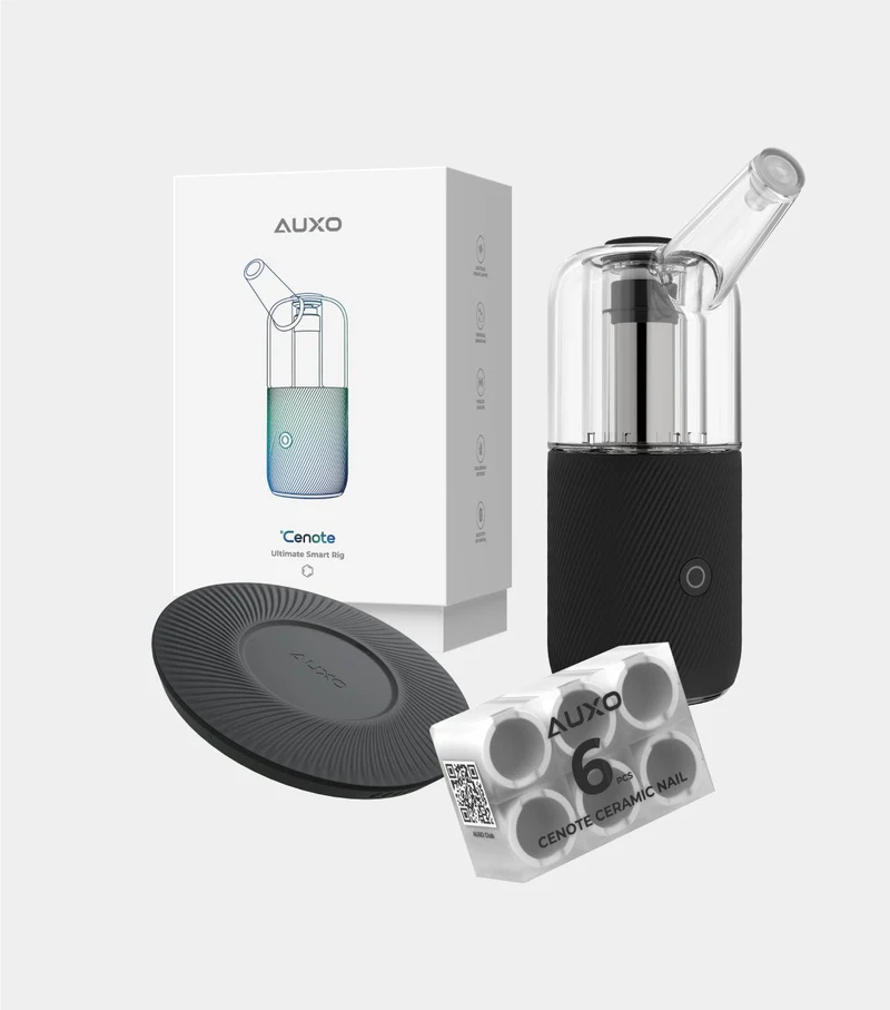 Auxo Cenote — E-Rig de Concentrados con Clavo Cerámico Desechable