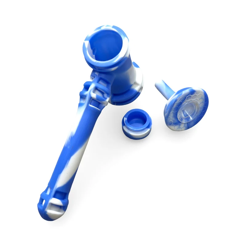 Pipa Martillo de Silicona con Filtro de Agua | Irrompible, Desmontable — Bloommart Colombia
