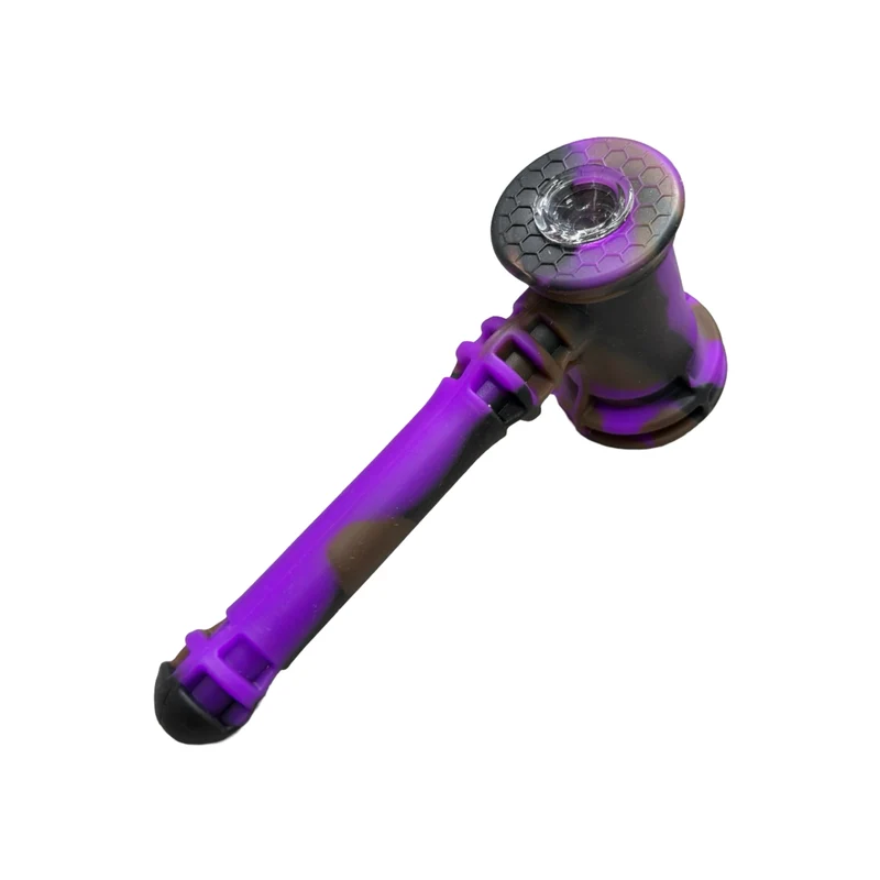 Pipa Martillo de Silicona con Filtro de Agua | Irrompible, Desmontable — Bloommart Colombia