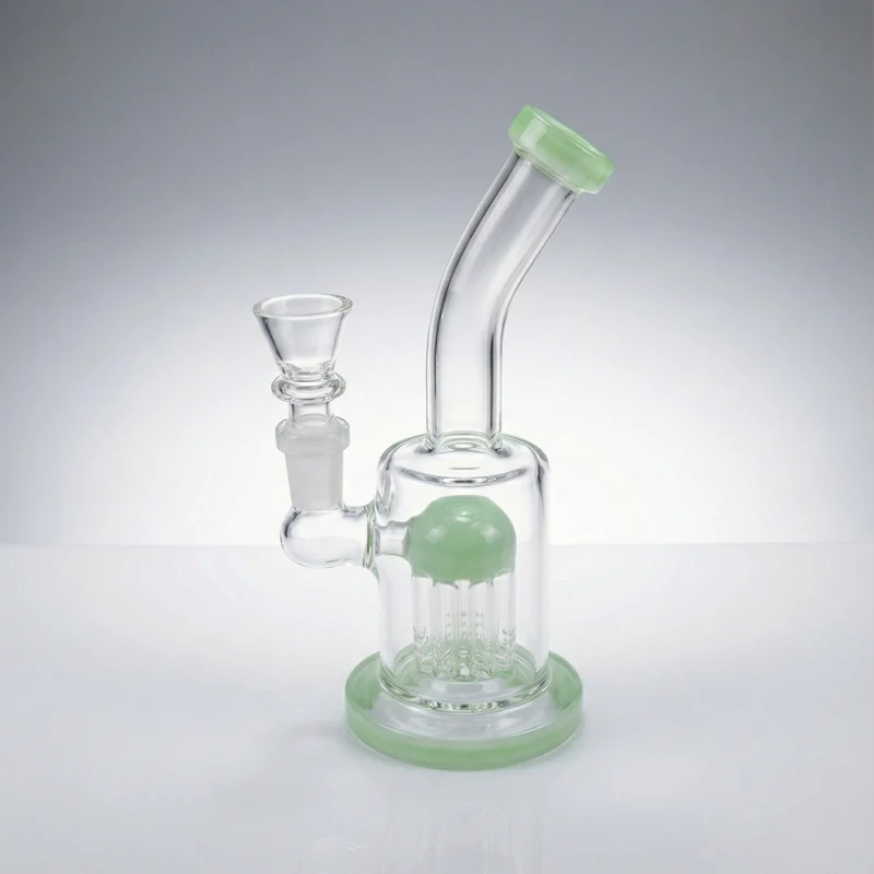 BONG DE VIDRIO CON PERCOLADOR ÁRBOL - 18CM