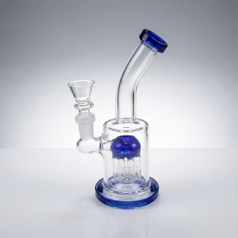 BONG DE VIDRIO CON PERCOLADOR ÁRBOL - 18CM
