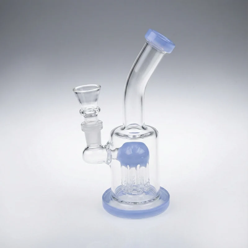 BONG DE VIDRIO CON PERCOLADOR ÁRBOL - 18CM