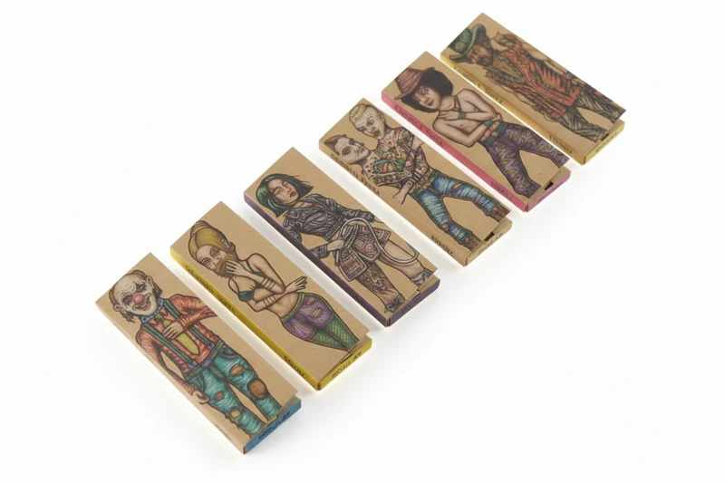 Papeles Lion Rolling Circus Unbleached Single Wide (70mm)