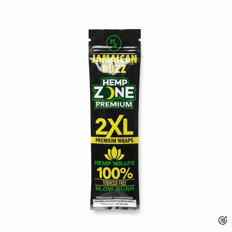 🇯🇲 Blunt Hemp Zone Premium 2XL – Jamaican Buzz (Natural y sin sabor)